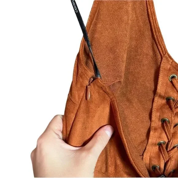 Forever 21 Rust Mini Dress - Picture 8 of 11